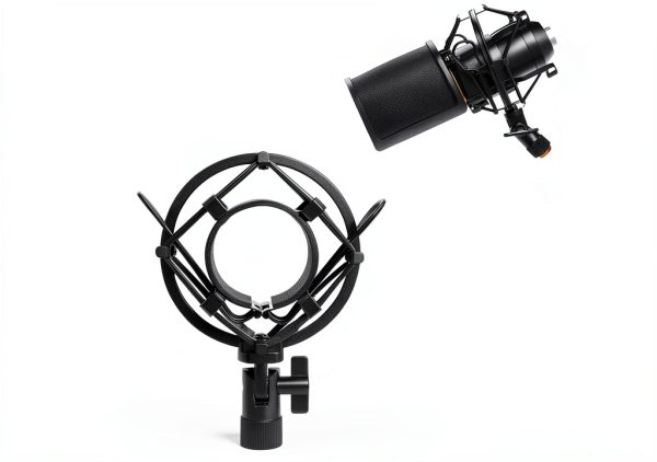 AudioGear Microphone Shock Mount Black Metal-1