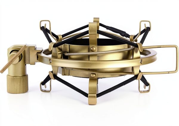 MXL90 Microphone Mount Black Metal Locking Clamp-1
