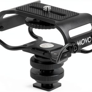 Movo Camera Mic Shock Mount ABS Low Profile-0