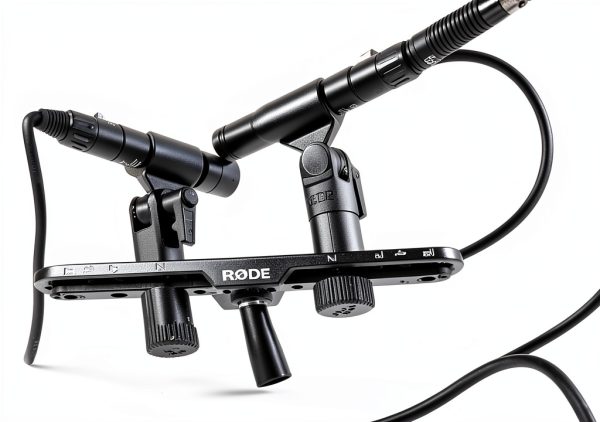 Stereo Bar for Microphones Metal ABS Construction-1