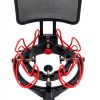 Pavo Red Plastic USB Microphone Mount-2