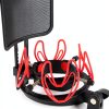 Pavo Red Plastic USB Microphone Mount-1