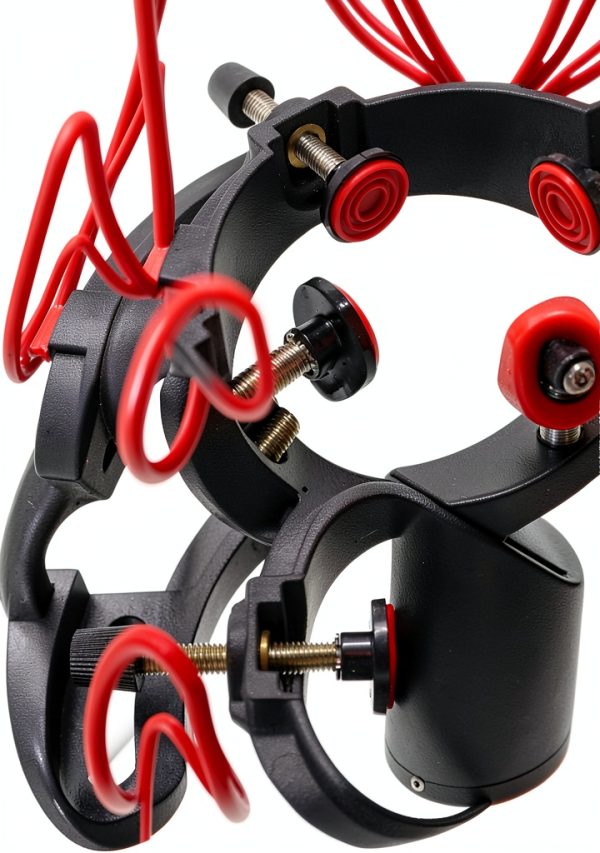 Pavo Red Plastic USB Microphone Mount-4