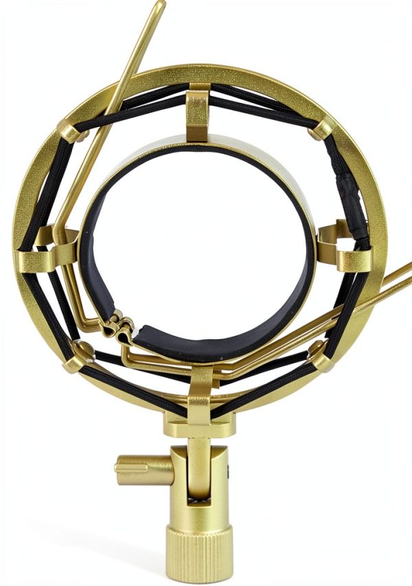 MXL90 Microphone Mount Black Metal Locking Clamp-3