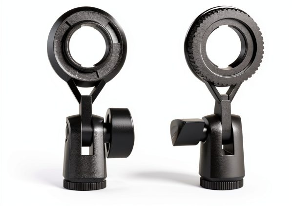 Pavo Condenser Microphone Holder Black Plastic-4