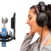 Pavo Red Plastic USB Microphone Mount-6