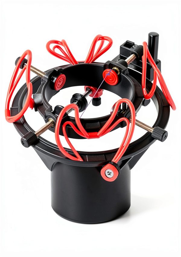 Pavo Red Plastic USB Microphone Mount-5