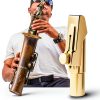 Baritone Sax Mouthpiece TSTS Polished Brass-3