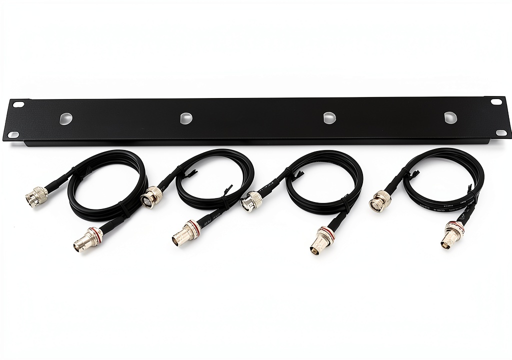Wireless microphone mounts in use