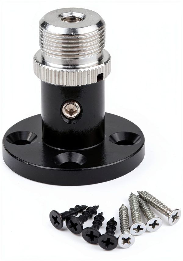 Pavo Microphone Table Mount Aluminum Brass-2