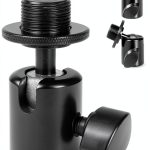 GFW Ballhead Microphone Mount Black Musical Instruments-0