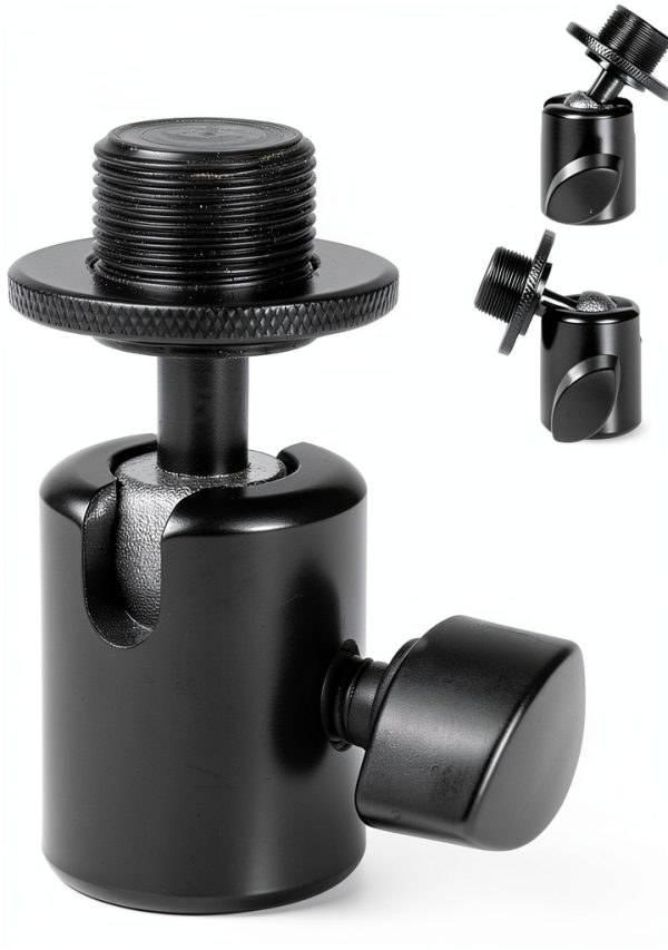 GFW Ballhead Microphone Mount Black Musical Instruments-0