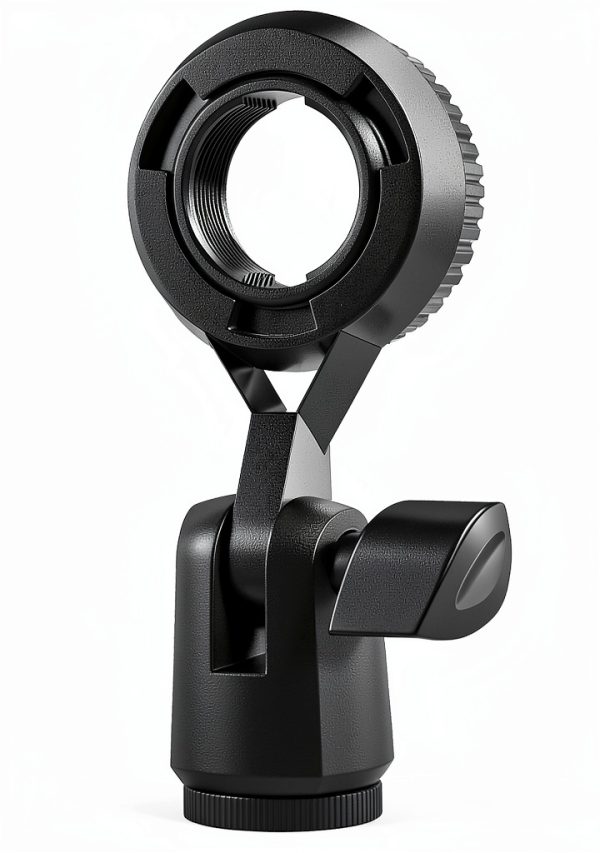 Pavo Condenser Microphone Holder Black Plastic-0