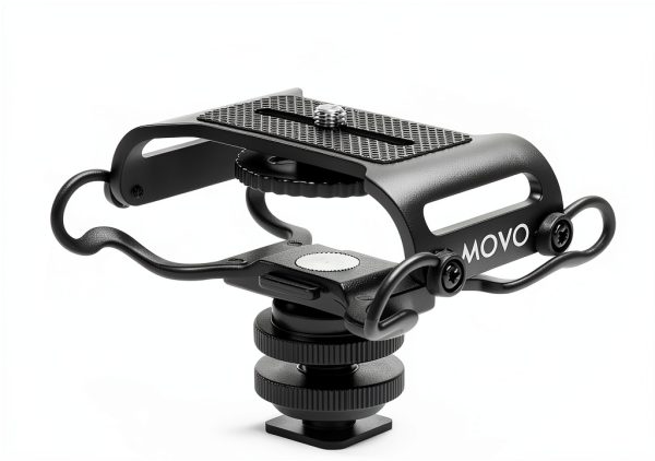 Movo Camera Mic Shock Mount ABS Low Profile-5