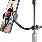 FPN Mic Stand Phone Holder Adjustable Rotatable-0