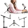 Pavo Condenser Microphone Holder Black Plastic-5