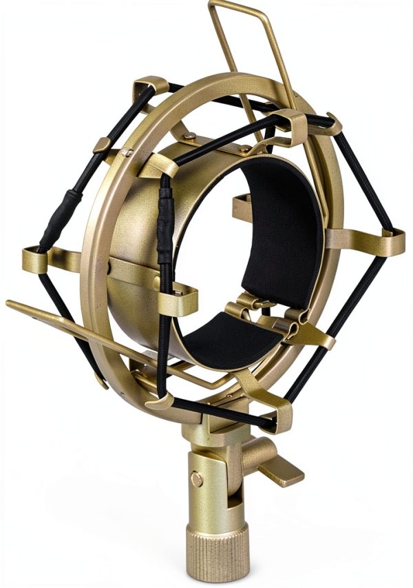 MXL90 Microphone Mount Black Metal Locking Clamp-4
