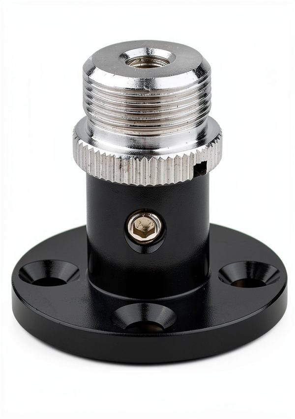 Pavo Microphone Table Mount Aluminum Brass-1