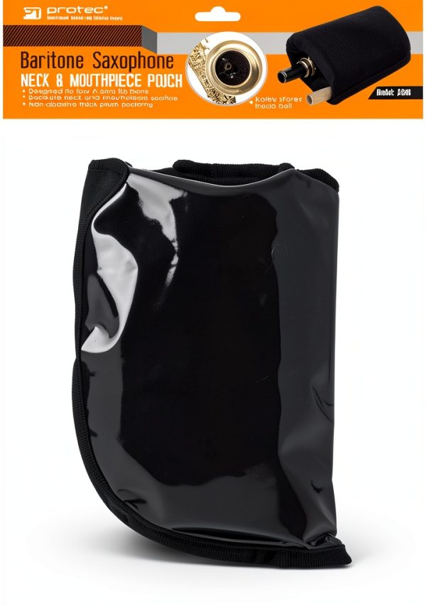 Yamaha Baritone Saxophone Mouthpiece Case Black Fabric-2