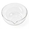 VOSAREA Flat Bottom Glass Evaporating Dish with Spout Round Laboratory Evaporating Basin 500ml Capacity for Chemistry Experiments and Heating-0