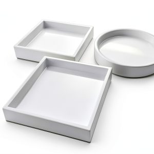 PTFE Teflon Container, Square/Round PTFE Tetrafluoride Dish, Evaporating Dish, PTFE Dish Tray, Internal Depth 15mm Teflon Disc for Lab & Research (Square, innerW*L*Depth=150 * 150 * 15mm)-0