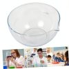 VOSAREA Flat Bottom Glass Evaporating Dish with Spout Round Laboratory Evaporating Basin 500ml Capacity for Chemistry Experiments and Heating-6
