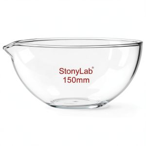 StonyLab Evaporating Dish Borosilicate Glass Lab Evaporation Bowl 150-0