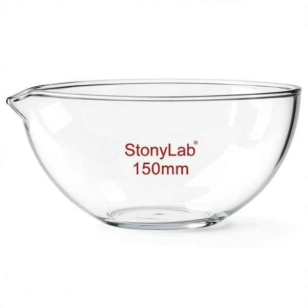 StonyLab Evaporating Dish Borosilicate Glass Lab Evaporation Bowl 150-0