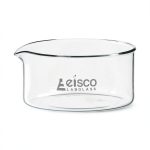 EISCO Crystallizing Dish 150ml Flat Bottom Spout Borosilicate 3.3-0