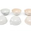 Porcelain Evaporating Dish 80ml OD 80mm Silico Chemico Pack of 24-2