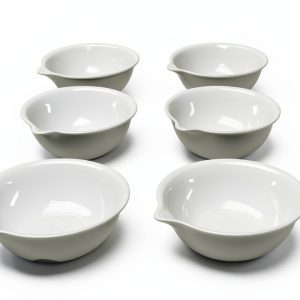 Porcelain Evaporating Dish 80ml OD 80mm Silico Chemico Pack of 24-0