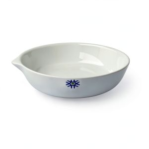 Porcelain Evaporating Dish 50 mL Flat Form United Scientific-0