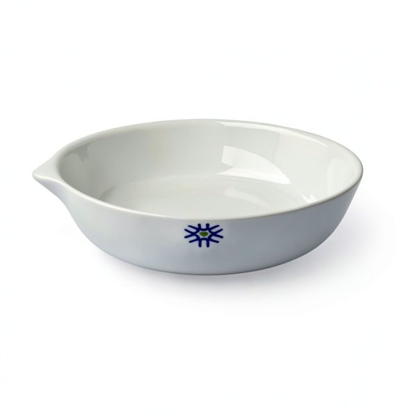 Porcelain Evaporating Dish 50 mL Flat Form United Scientific-0