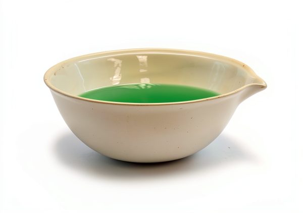 Evaporating Dish 250ml Porcelain Round with Spout EISCO-2