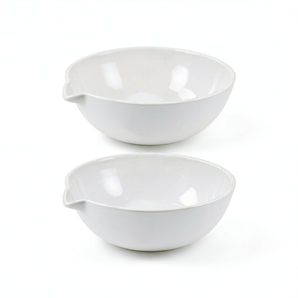 Evaporating Dish uxcell Porcelain 60ml Round with Spout – Lab Supply-0