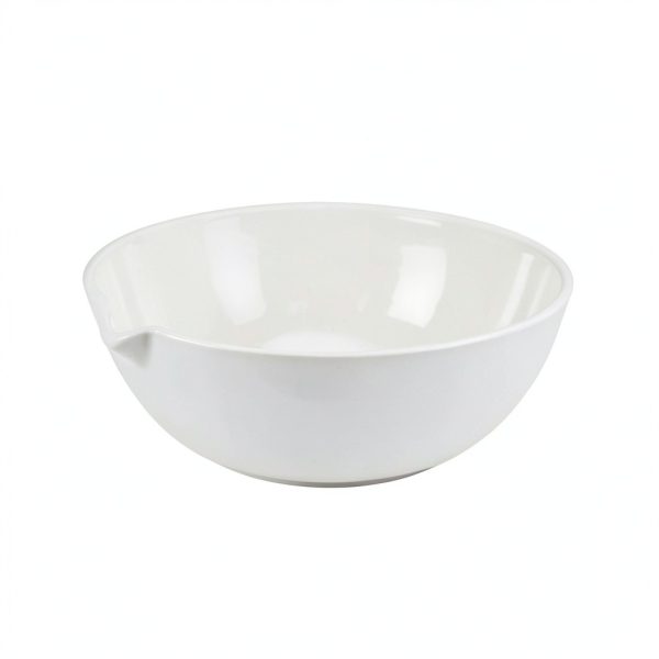 Evaporating Dish uxcell Porcelain 150ml Round with Spout-0