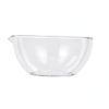 VOSAREA Flat Bottom Glass Evaporating Dish with Spout Round Laboratory Evaporating Basin 500ml Capacity for Chemistry Experiments and Heating-1