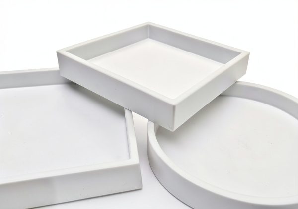 PTFE Teflon Container, Square/Round PTFE Tetrafluoride Dish, Evaporating Dish, PTFE Dish Tray, Internal Depth 15mm Teflon Disc for Lab & Research (Square, innerW*L*Depth=150 * 150 * 15mm)-3