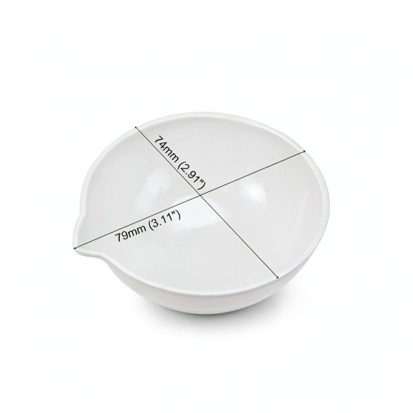 Evaporating Dish uxcell Porcelain 60ml Round with Spout – Lab Supply-1