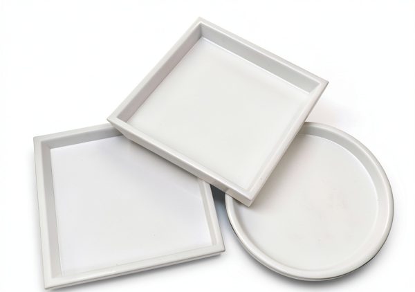 PTFE Teflon Container, Square/Round PTFE Tetrafluoride Dish, Evaporating Dish, PTFE Dish Tray, Internal Depth 15mm Teflon Disc for Lab & Research (Square, innerW*L*Depth=150 * 150 * 15mm)-2