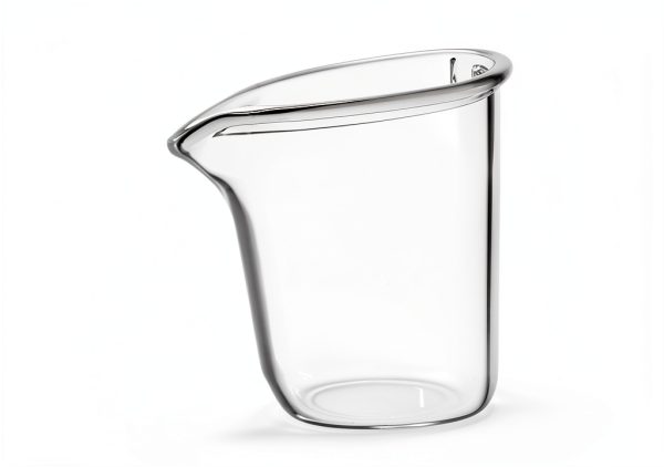 EISCO Crystallizing Dish 100ml Bottom with Spout Borosilicate 3.3-1