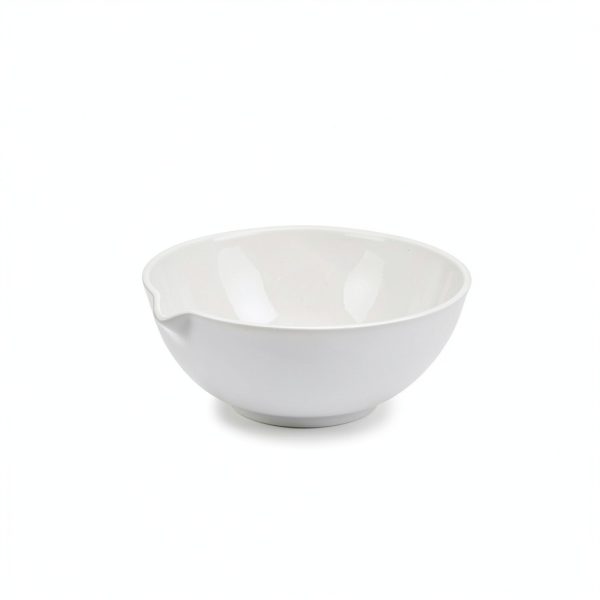 Evaporating Dish uxcell Porcelain 150ml Round with Spout-2