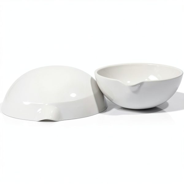 Ceramic Evaporating Dishes JiaoFengHeng 5-Piece High-Temp Lab Set-4