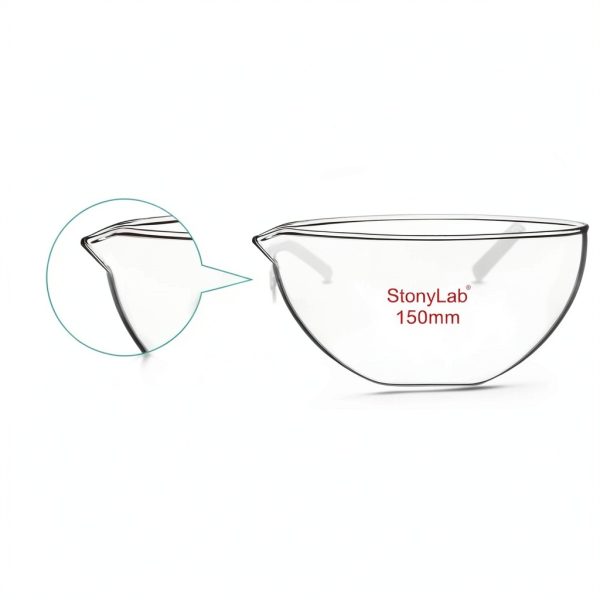 StonyLab Evaporating Dish Borosilicate Glass Lab Evaporation Bowl 150-2