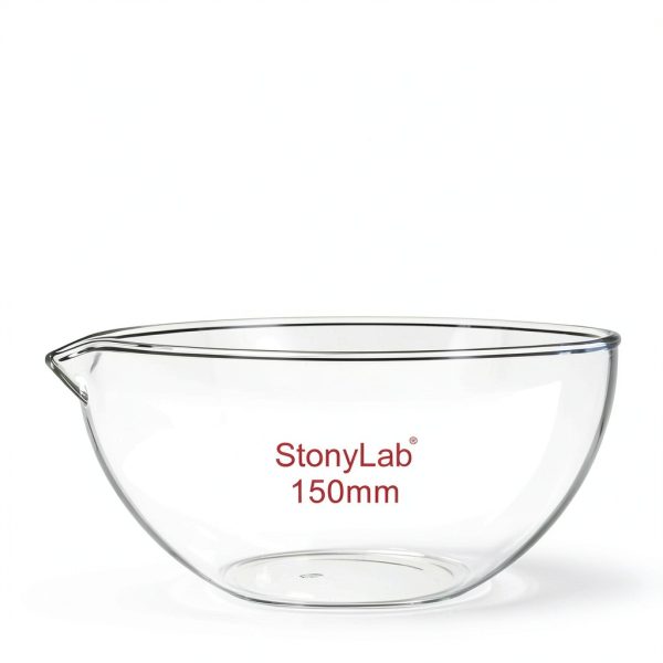 StonyLab Evaporating Dish Borosilicate Glass Lab Evaporation Bowl 150-3