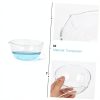 VOSAREA Flat Bottom Glass Evaporating Dish with Spout Round Laboratory Evaporating Basin 500ml Capacity for Chemistry Experiments and Heating-8