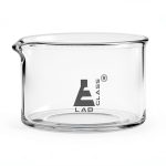 EISCO Crystallizing Dish 100ml Bottom with Spout Borosilicate 3.3-0