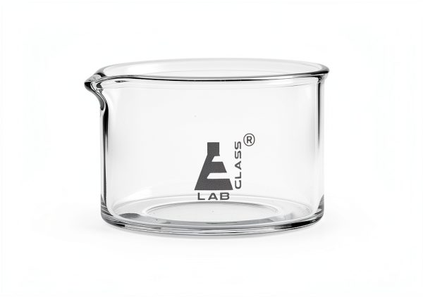 EISCO Crystallizing Dish 100ml Bottom with Spout Borosilicate 3.3-0