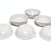Porcelain Evaporating Dish 80ml OD 80mm Silico Chemico Pack of 24-4
