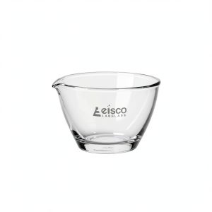 EISCO Evaporating Basin, 45ml - Flat Bottom, with Spout - Borosilicate 3.3 Glass - Mixing Dish Bowl, Laboratory, Kitchen, Crafts-0
